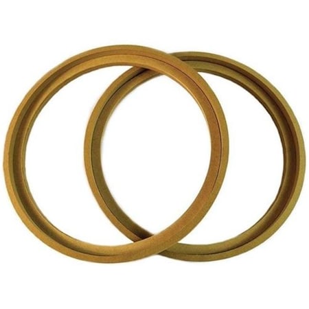 12 In. MDF Wood Woofer Ring Wioth Bezel Sold In Pairs